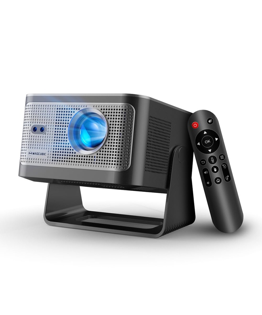 Magcubic Mini Beamer 4K 8K 1080P Supported, Portable Projector with Android 14,WiFi 6 Bluet