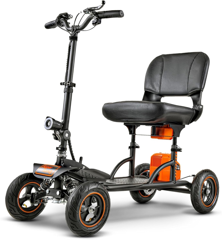 SuperHandy Explorer Mobility Scooter Ã¢Â€Â“ 4-Wheel, 159 kg Capacity, 8 km/h, Lightweight A