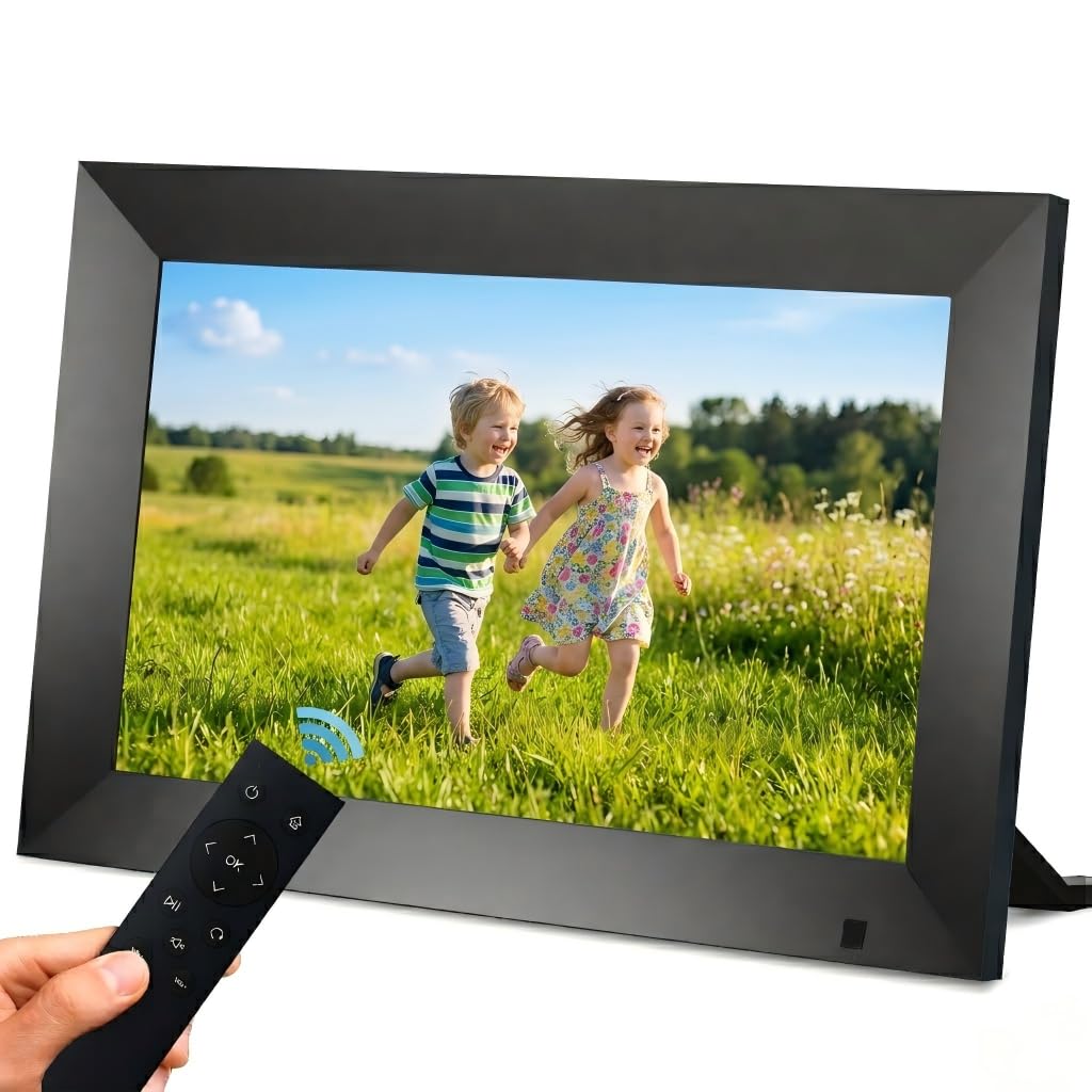 Digital Photo Frame,10.1 Inch Digital Portrait Holder 1280 * 800 HD IPS Display, Digital Ph