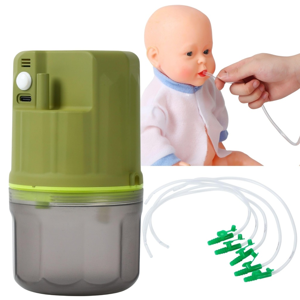 Portable Suction Machine, Eletric Aspirator, Phlegm Suction Device for Home Use, Phlegm Muc