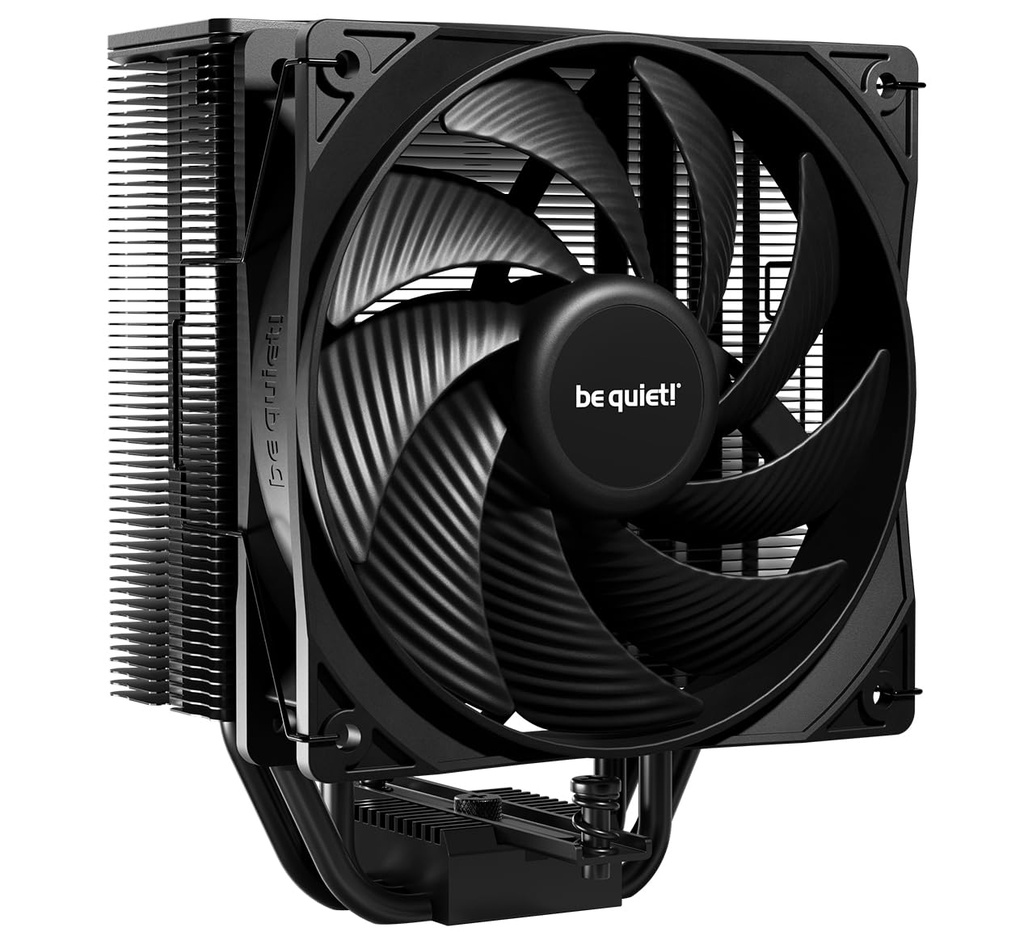 be quiet! Pure Rock 3 Black Air Cooler, Very High Cooling Capacity, 4 High-Performance 6mm
