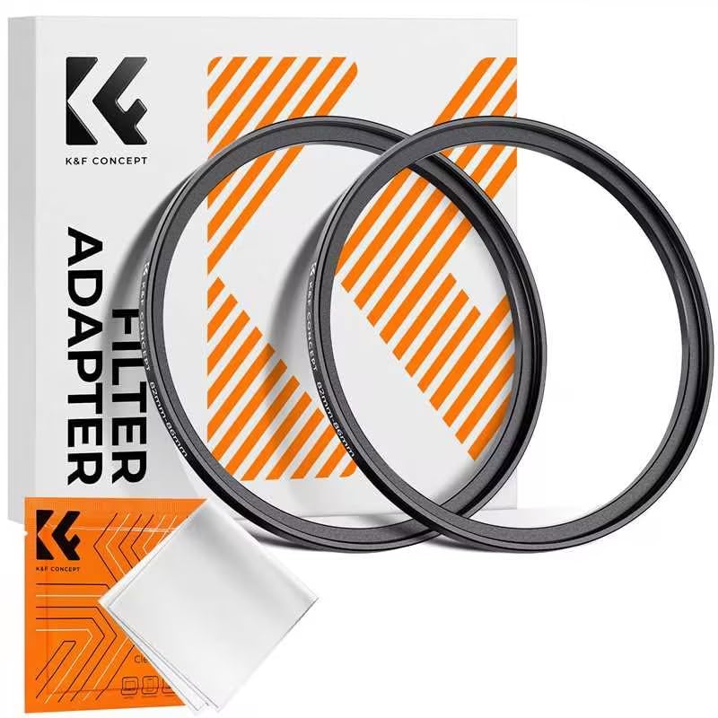 K&F CONCEPT 58mm-67mm Metal Step Up Ring