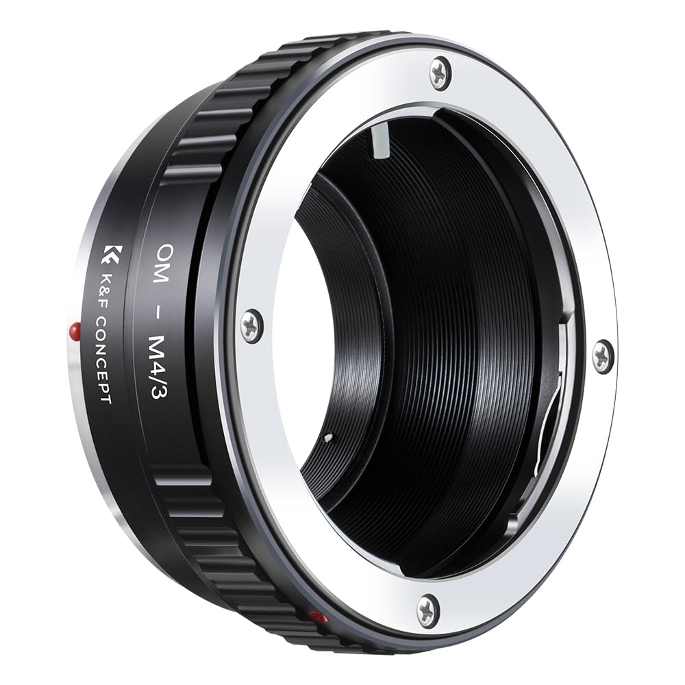 K&F CONCEPT OM to Micro 4/3 Adapter, Manual Lens Mount Adapter Compatible with Olympus Zuik