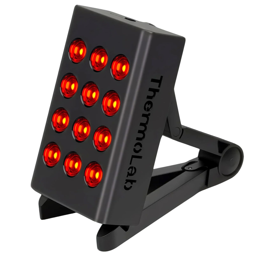 ThermoLab Aura mini Red Light Therapy Lamp Portable Rechargeable LED Panel wit