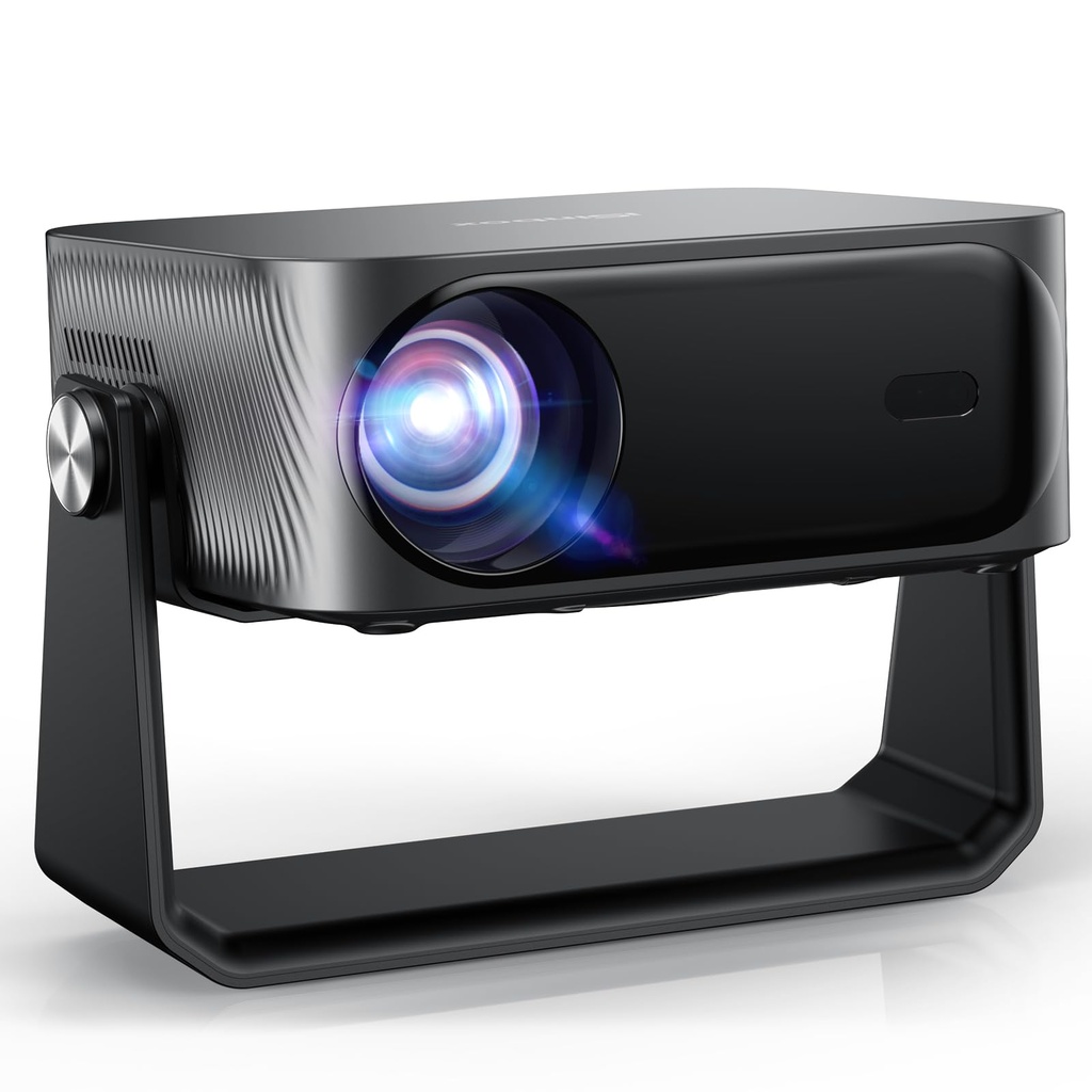 [1500 ANSI/Auto Focus & Keystone/Built-in APPs] 4K Outdoor Projector with Wifi and Bluetoot