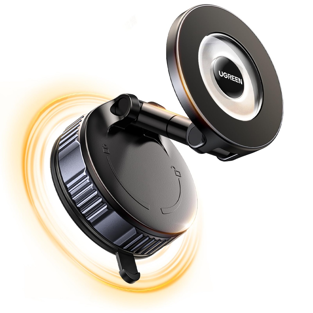 UGREEN Vacuum Magnetic Phone Holder for Cars, Suction Cup Magsafe Car Mount