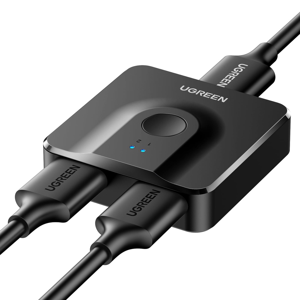 UGREEN HDMI Switch 4K@60Hz Bi-directional HDMI Splitter 2 In 1 Out