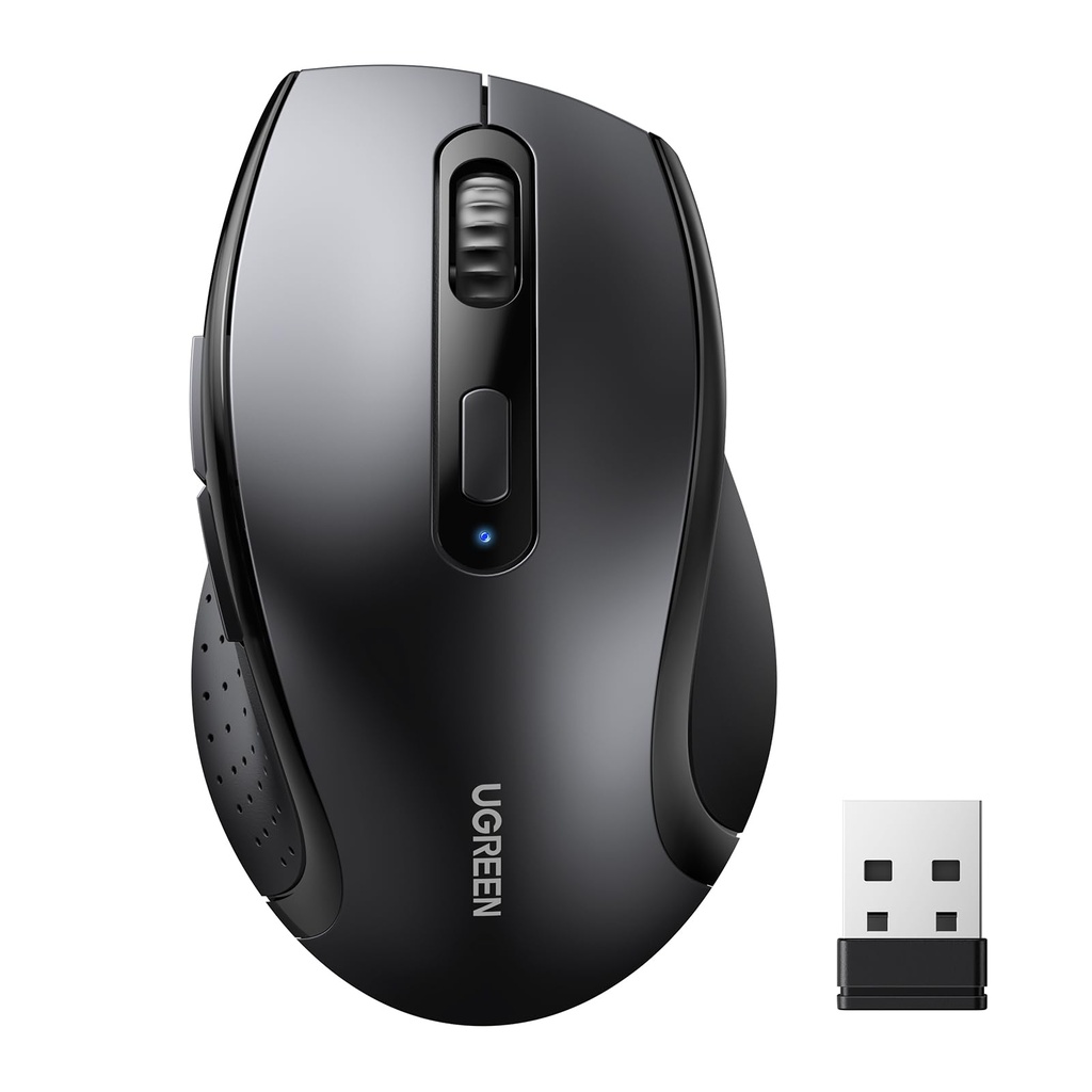 UGREEN Wireless Mouse, Silent Computer Mouse, 12-Month Battery Life