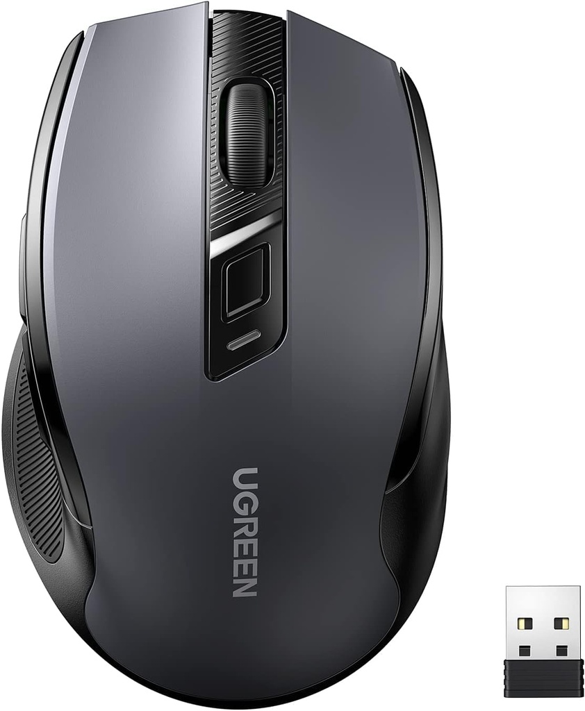 UGREEN Wireless Mouse, 40dB Silent Computer Mouse, Ultra-long Battery Life