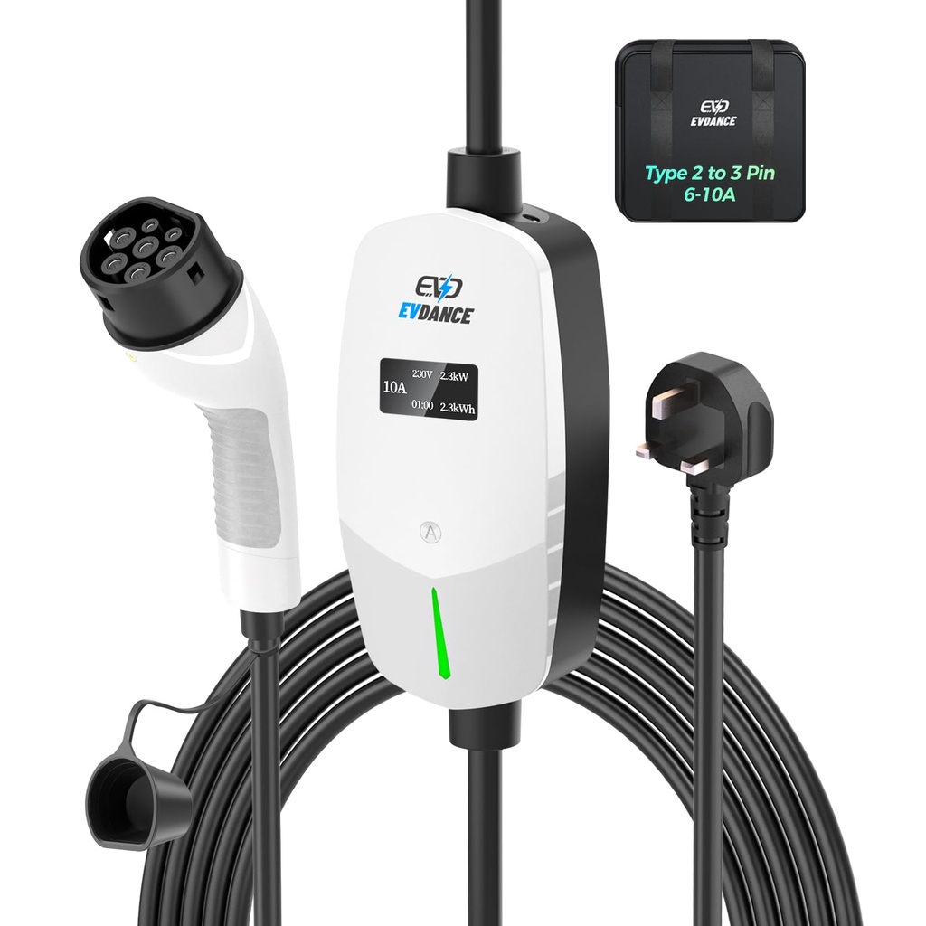 EVDANCE EV Charging Cable for Electric and Hybrid Vehicles