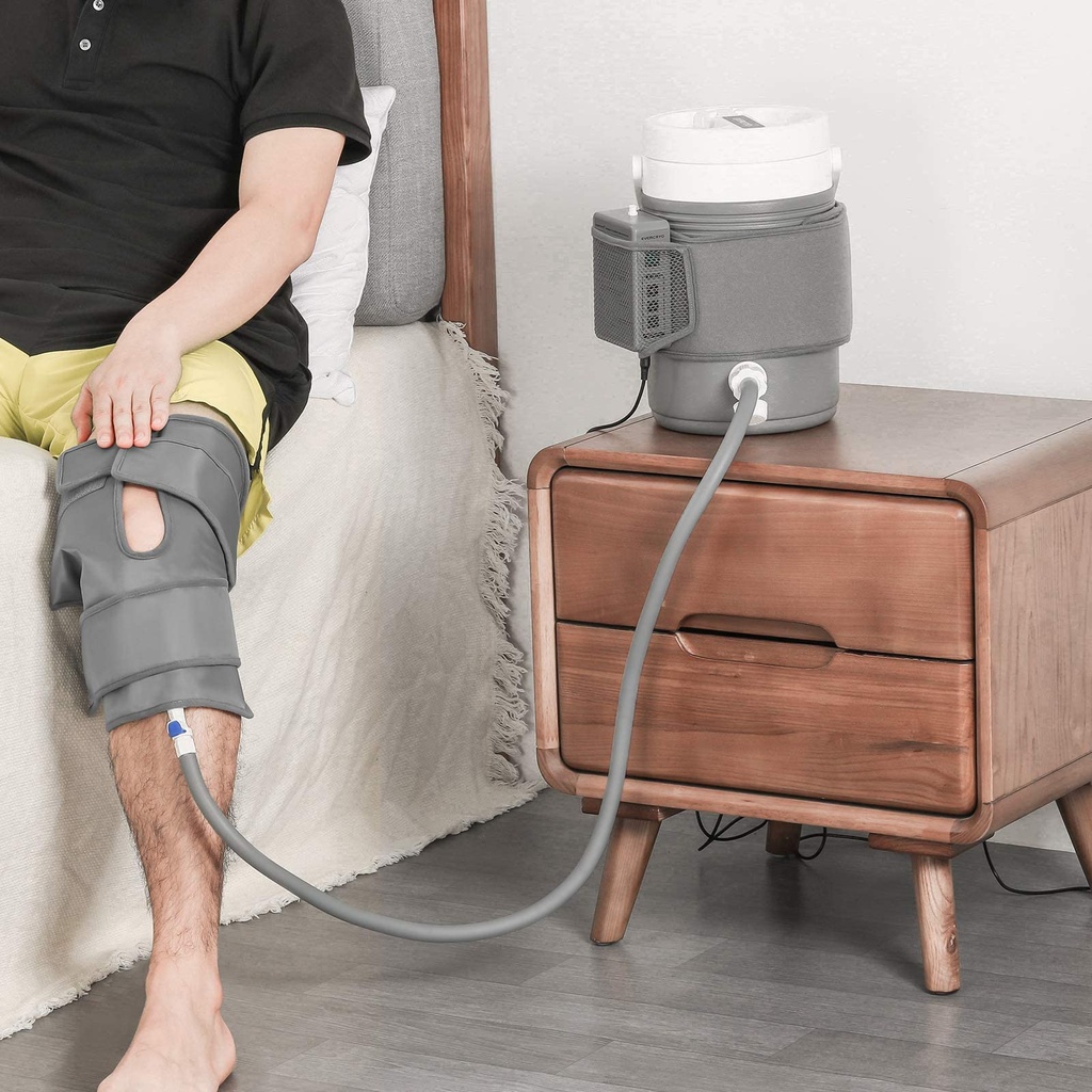 EVERCRYO Cryo Cuff Knee Cold Therapy Machine, Cryotherapy Cold Pack with Gravity-fed Cooler
