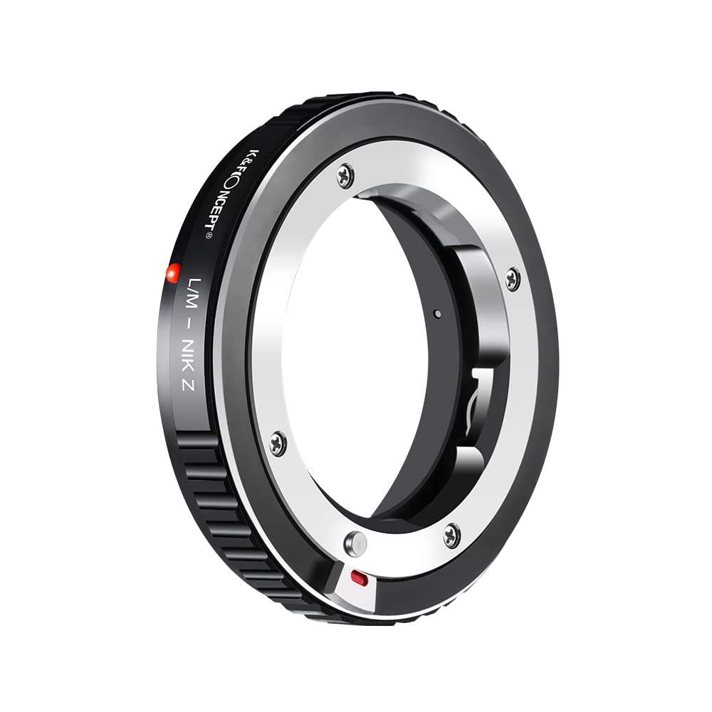 K&F CONCEPT Lens Mount Adapter Compatible with Leica M Mount Lens to Nikon Z Mount Camera B
